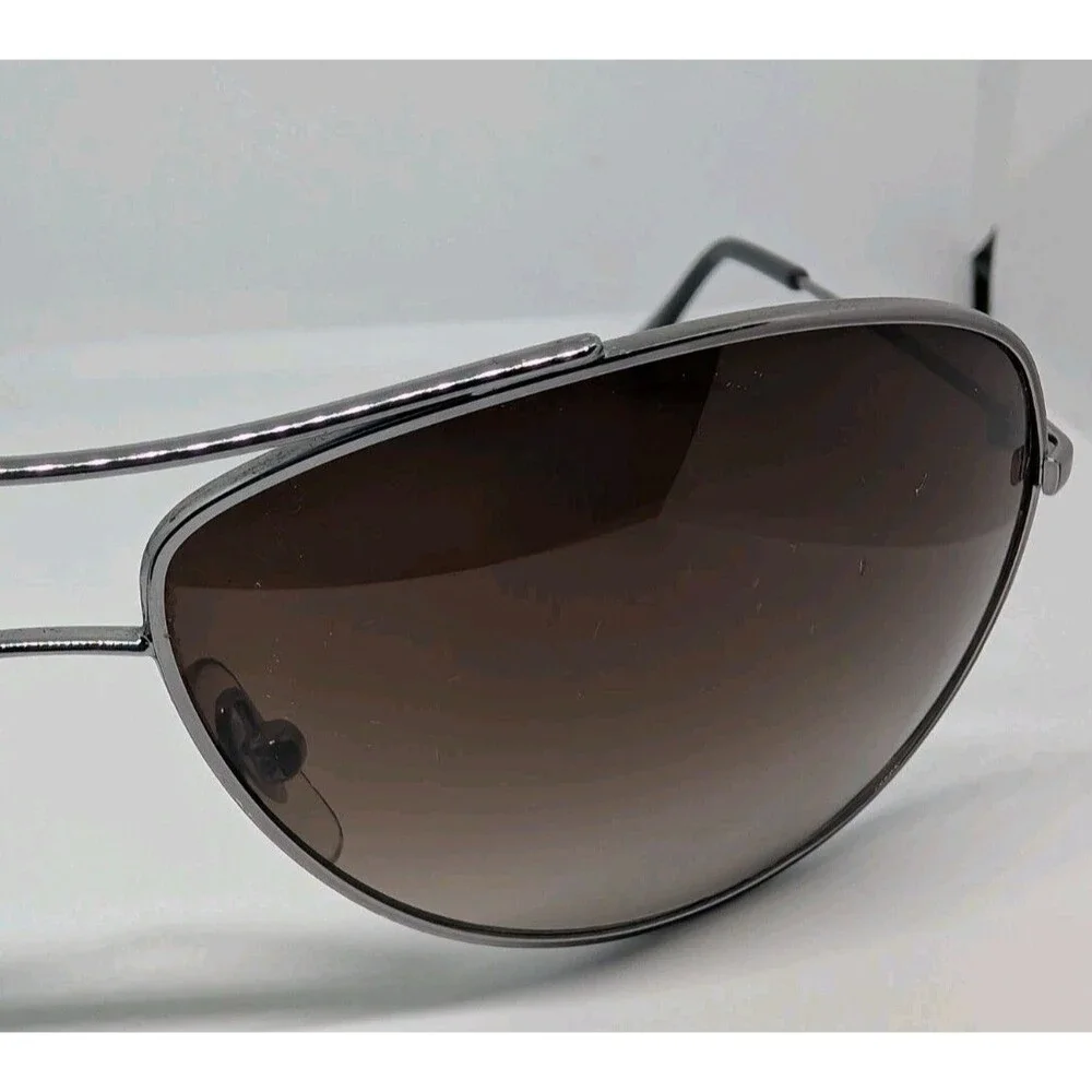 Ray-Ban RB3293 004/13 Aviator Sunglasses Gunmetal Brown Gradient 63mm w/ Case